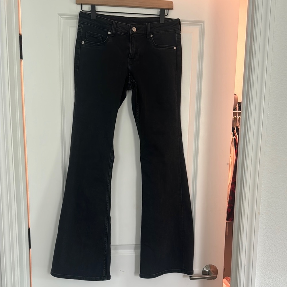 Divided Black Wide Leg Flare Jeans